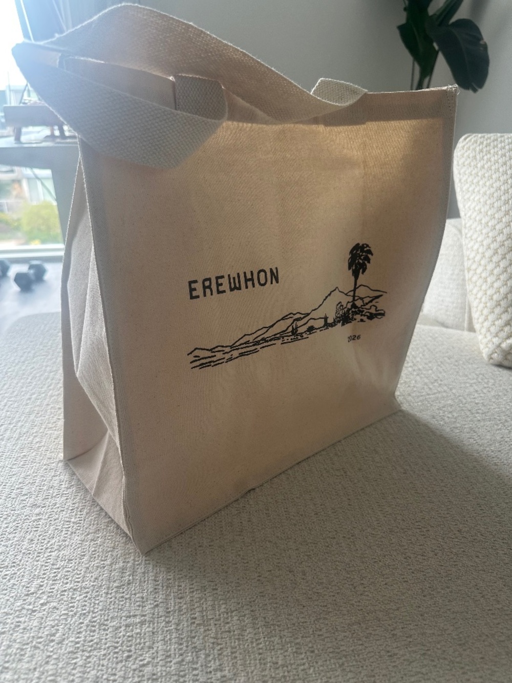 Erewhon - Coachella 2026 Cream Canvas Large Tote